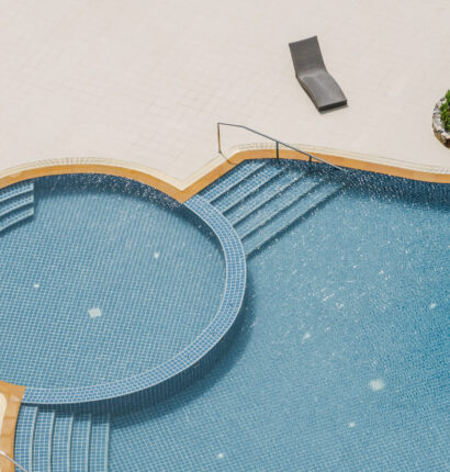 swimming pool top view